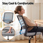 Mesh Office Chair Computer Gaming Desk Chair Work Study Mid Back - Grey