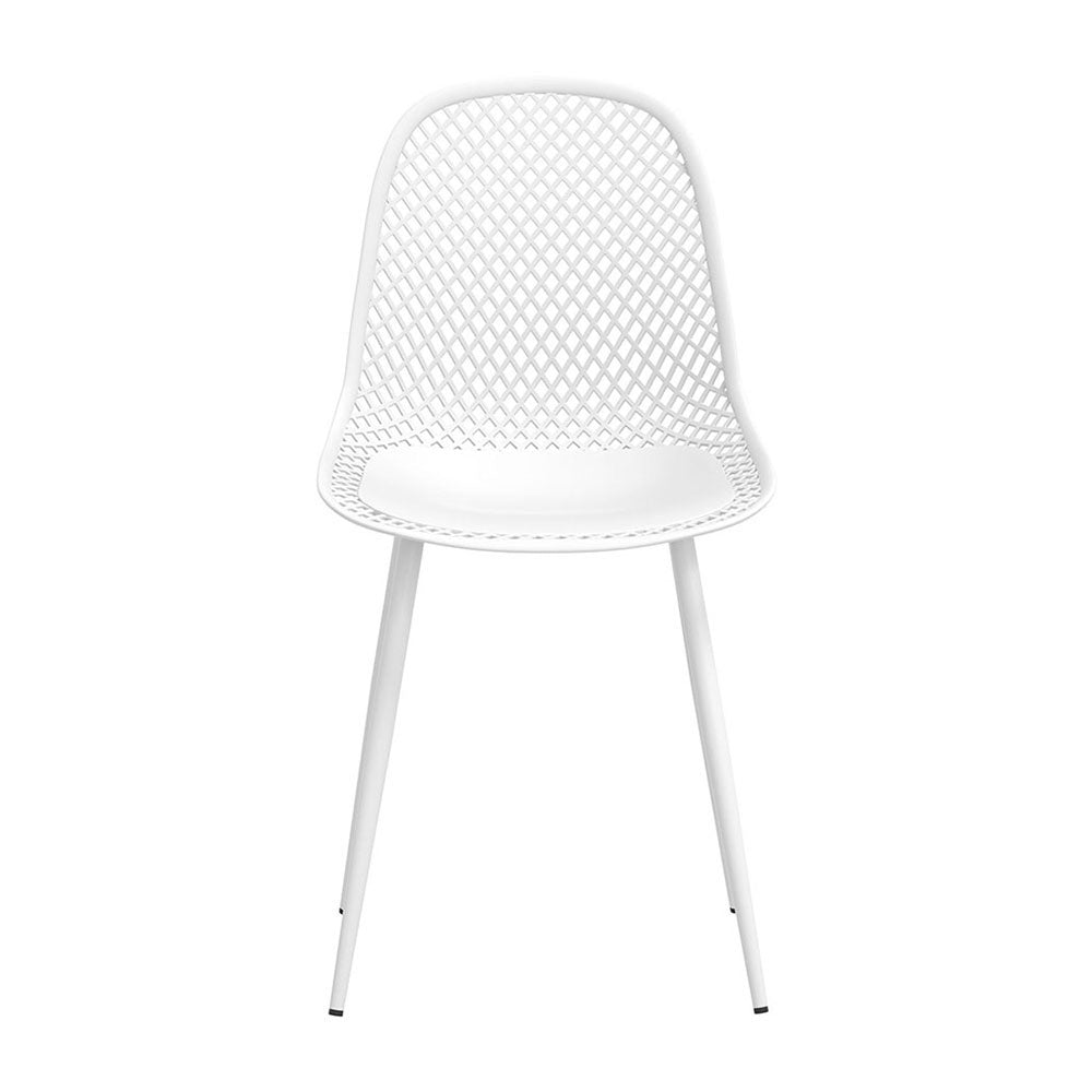 Chairs 4pc Pp Lounge Chair Patio White Outdoor Dining