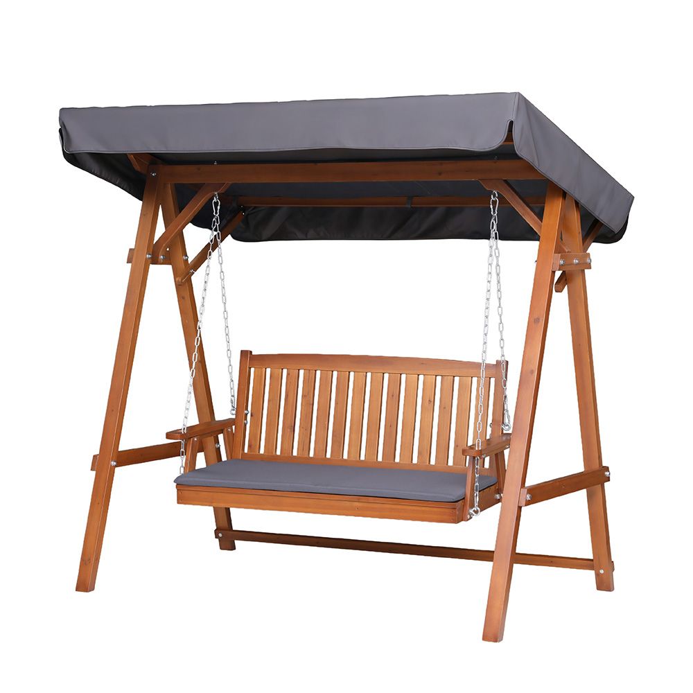 Chair with swing bench canopy seater