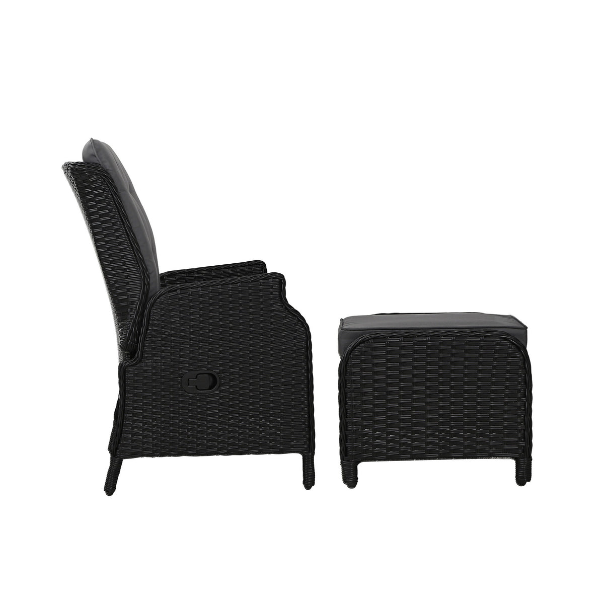 Recliner Chair Sun lounge Outdoor Furniture Patio Wicker Sofa Setting