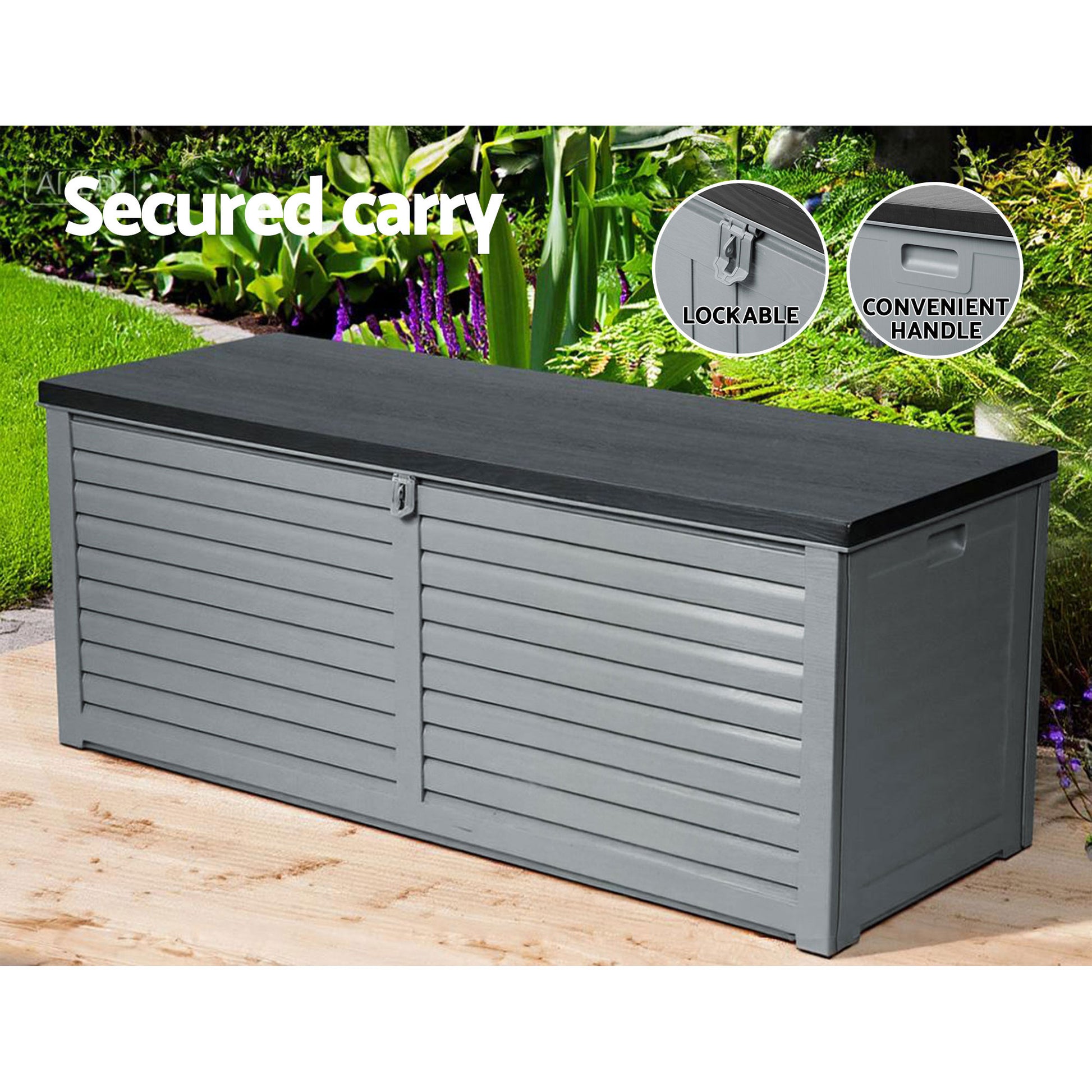 Outdoor Storage Box Bench Seat OSB BK 06