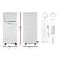 Portable Air Conditioner 7000BTU Cooling Mobile Fan Cooler and Dehumidifier