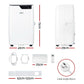 Devanti Portable Air Conditioner Dehumidifier Fan 12000BTU