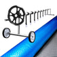 Pool Cover 6 5x3M 400 Micron Silver Swimming