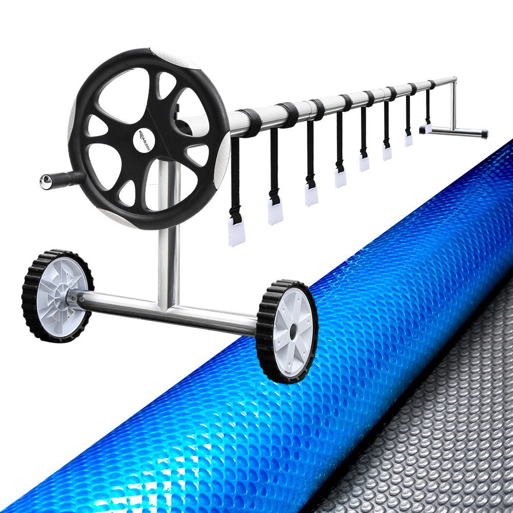 Pool Cover 6 5x3M 400 Micron Silver Swimming