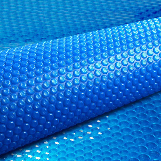 Swimming Pool Cover Solar 8M X 4.2M 400 Micron Outdoor Bubble Blanket
