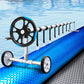 Pool Cover 8x4.2M 400 Micron Silver Swimming Pool Solar Blanket with 5.5M Blue Roller