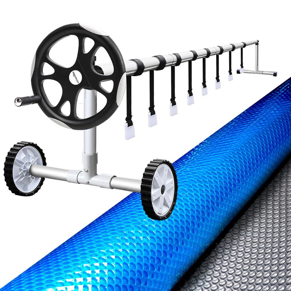 Swimming Pool Solar Cover Roller with Wheel 9