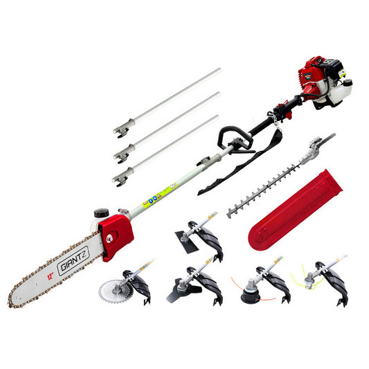 Petrol Pole Chainsaw 52CC Saw Brush Cutter Whipper Snipper Hedge Trimmer