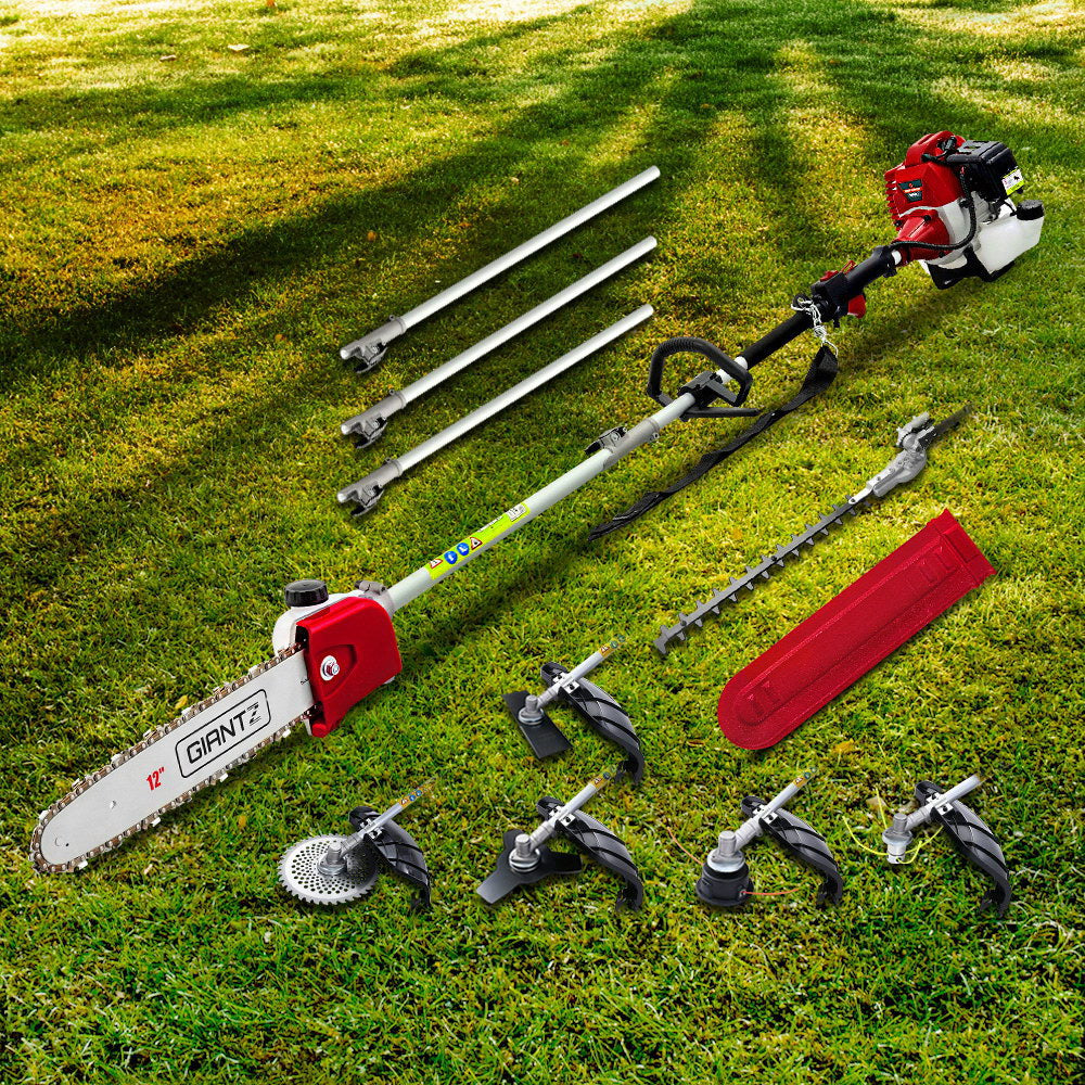 Petrol Pole Chainsaw 52CC Saw Brush Cutter Whipper Snipper Hedge Trimmer