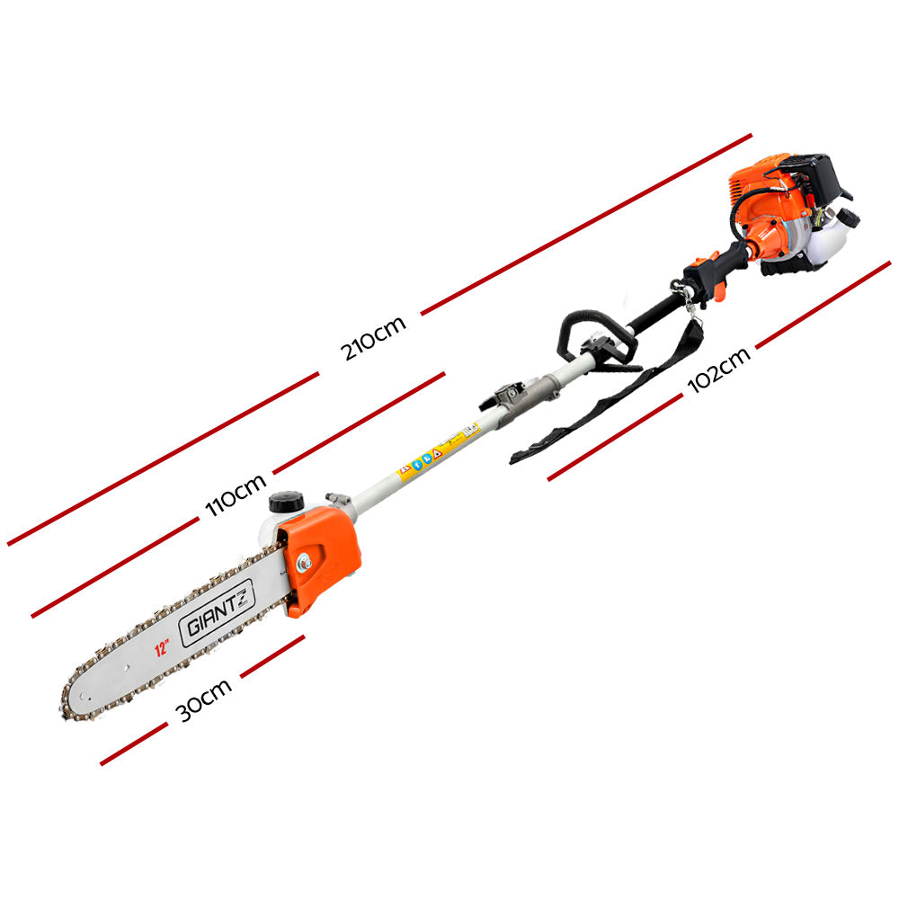 Pole Chainsaw 4-Stroke Petrol Chain Saw Brush Cutter Brushcutter Tree