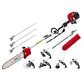 Pole Chainsaw Petrol 52CC Pruners 2-Stroke Long Chainsaw Hedge Trimmer Brush Cutter Whipper Snipper Multi Tool