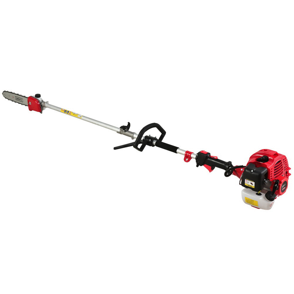 65CC Pole Chainsaw Hedge Trimmer Brush Cutter Whipper Snipper Saw 9-in-1 5.6m