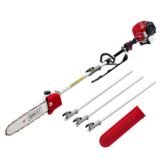 Pole Chainsaw Petrol 52CC Chain Saw Brush Cutter Brushcutter Tree