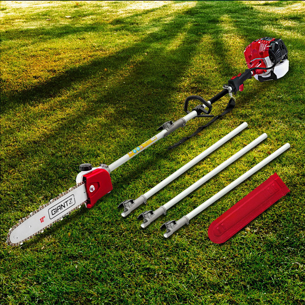 Pole Chainsaw Petrol 52CC Chain Saw Brush Cutter Brushcutter Tree