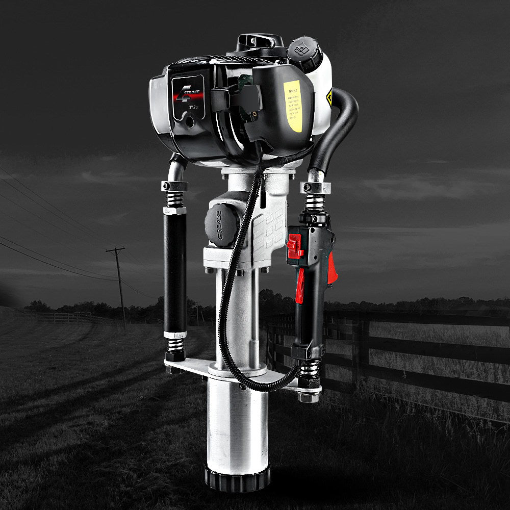 Post Driver Rammer Power Pile Hole Drive 4-Stroke Petrol Farm Fence