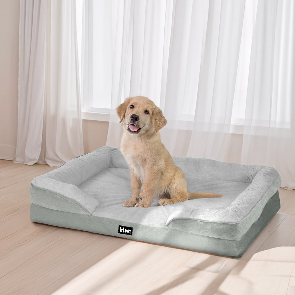 i.Pet Pet Bed Dog Soft Cushion Egg Crate Large Sofa Washable Removable