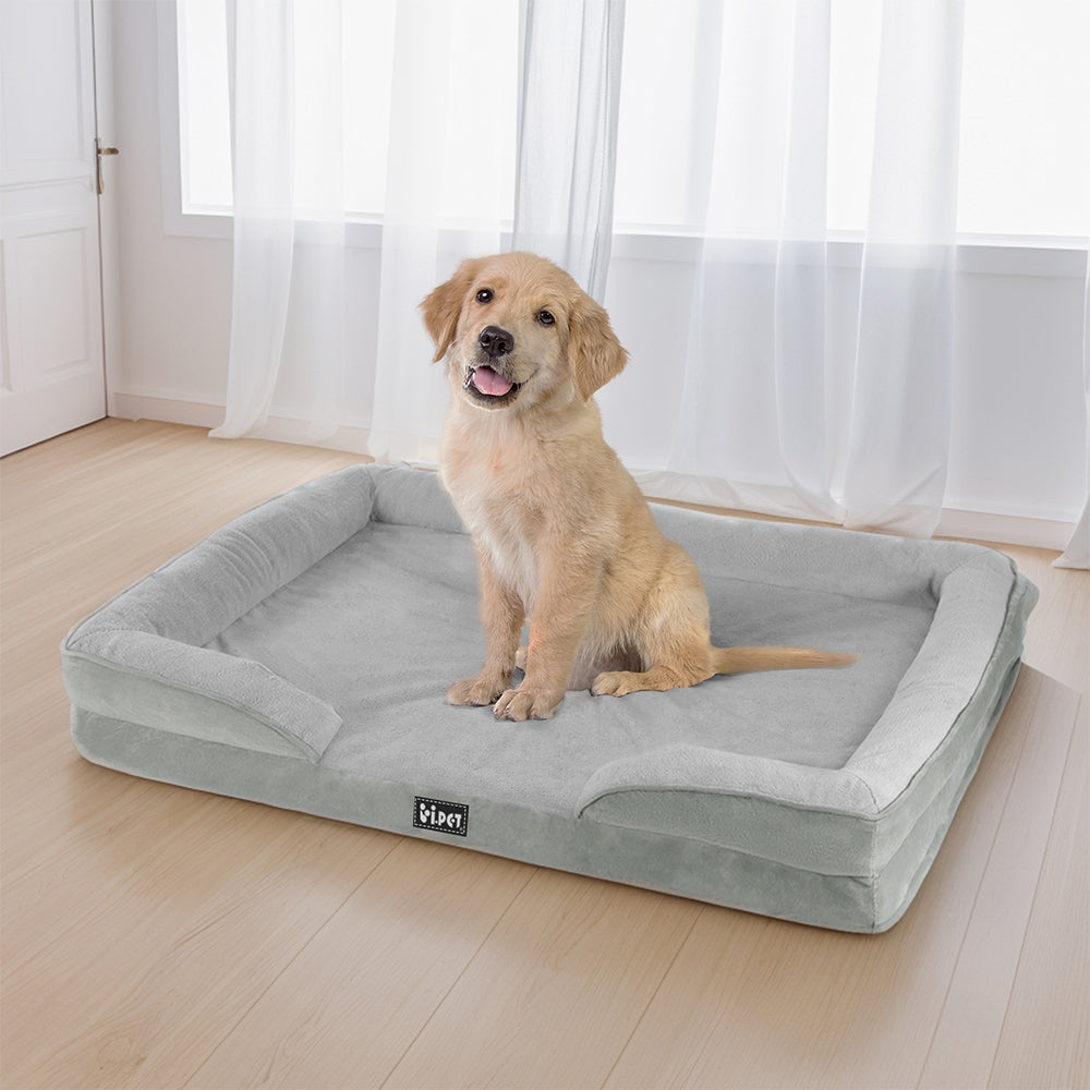 Pet Bed Dog Soft Cushion Egg Crate Large Sofa - Removable & Washable