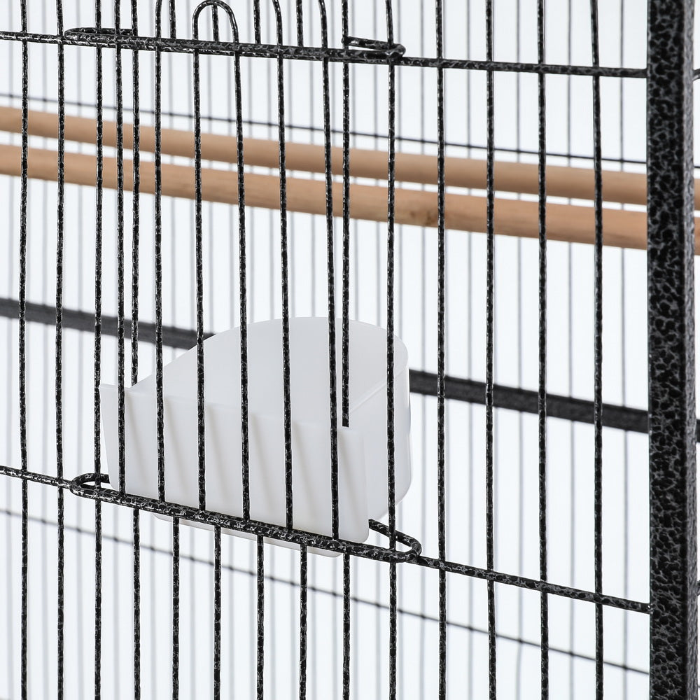 Bird Cage Large 160cm Parrot Aviary with Stand & Castor Wheels