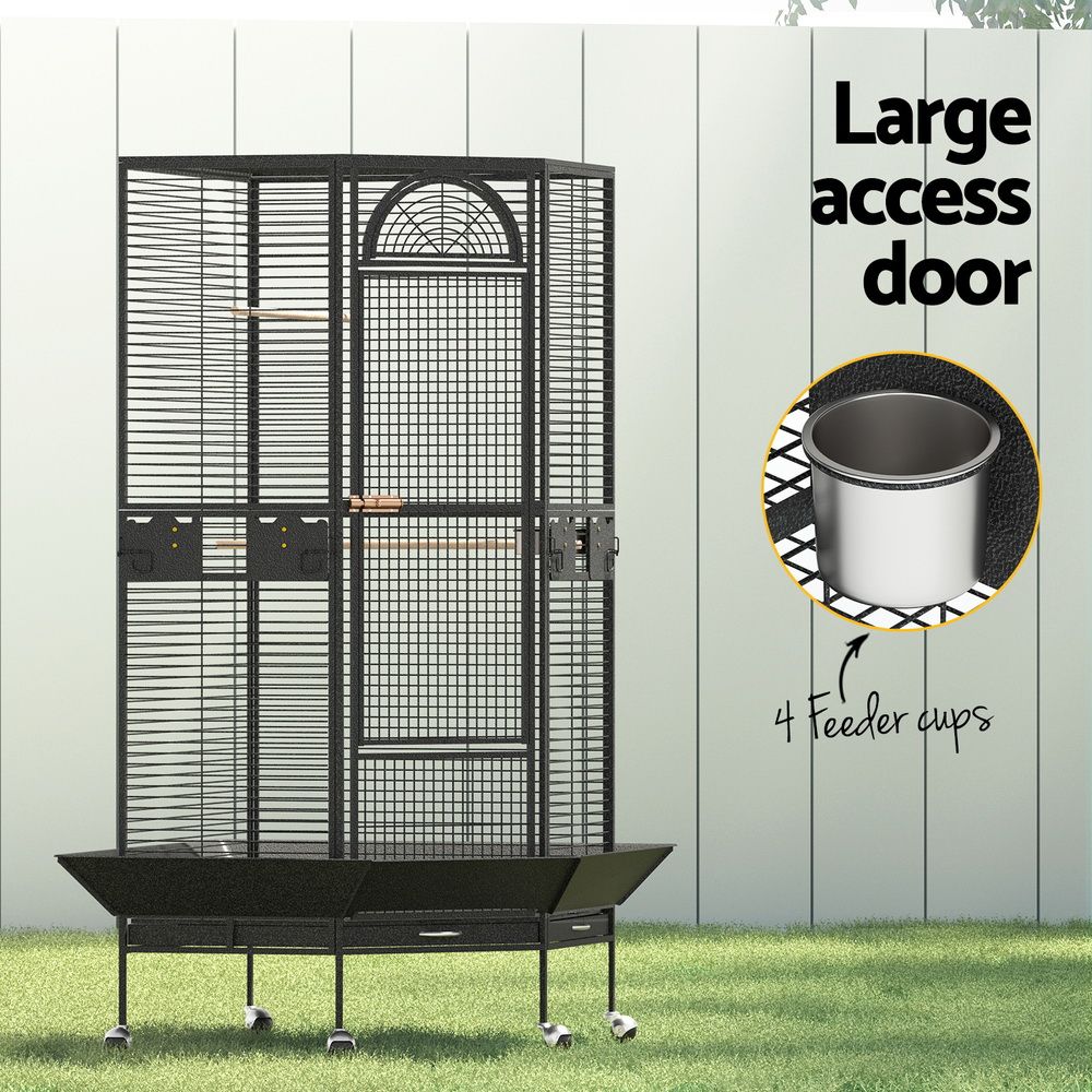 I Pet Bird Cage Large Jumbo Aviary Budgie Perch