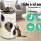 Cat Tree Scratching Post 70cm Tower Condo House Furniture Wood