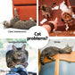 Cat Tree 120cm, Wood Multi-Level Scratching Post Tower Condo