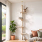 Cat Tree 290cm - Tower Scratching Cats Post Scratcher Floor to Ceiling Bed