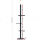 Cat Tree 290cm Tower Scratching Post Scratcher Floor-to-Ceiling Bed - Grey