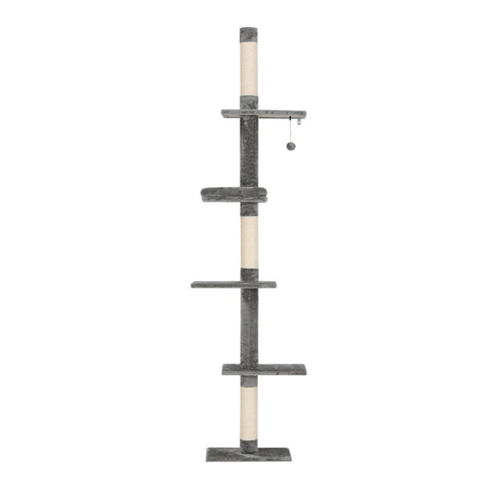 Cat Tree 290cm Tower Scratching Post Scratcher Floor to Ceiling Cat Bed