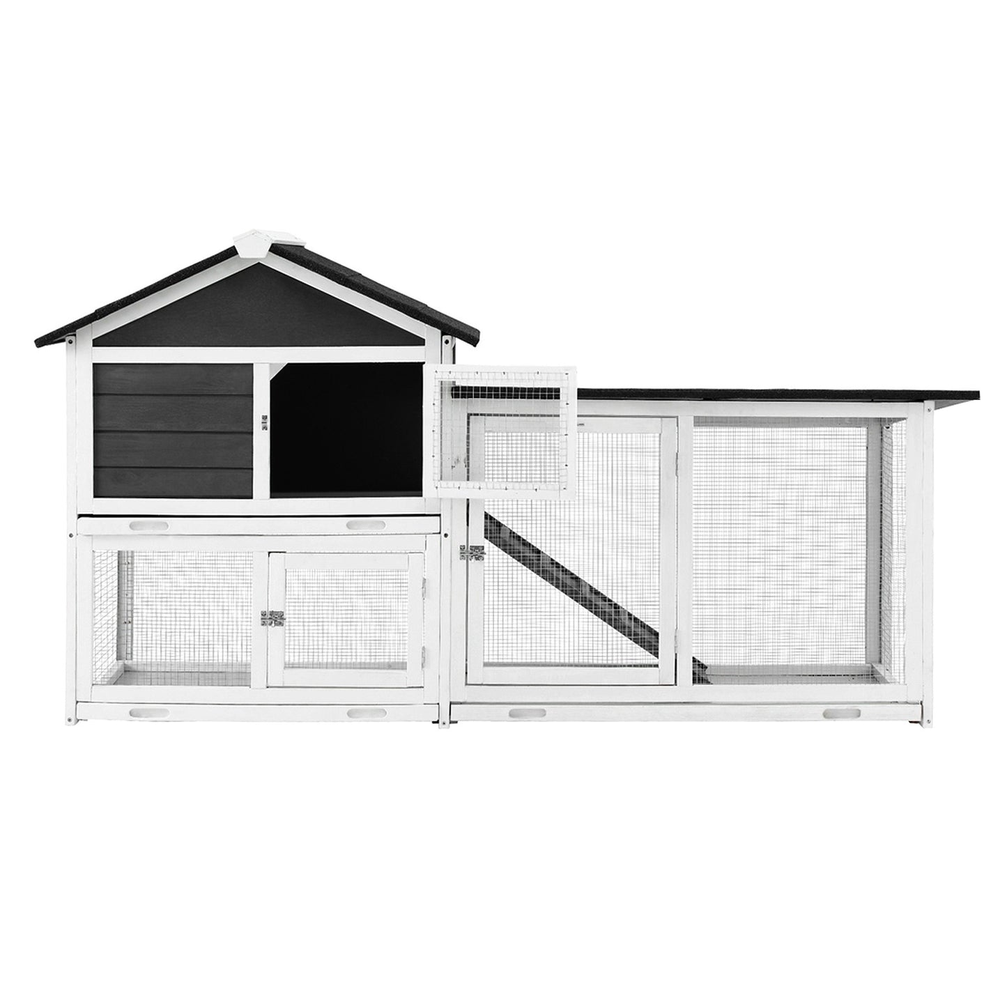 Chicken Coop Rabbit Hutch Extra Large Wooden House with Run Cage