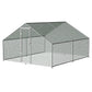 Chicken Coop Cage 3x4x2M Galvanized Steel