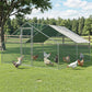 Chicken Coop Cage 3x4x2M Galvanized Steel
