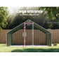 Chicken Coop Cage 3x6x2M Galvanized Steel