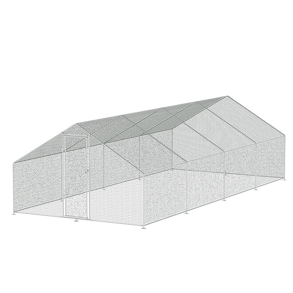 Steel 3x8x2m 8mx4mx2m chicken coop with cage galvanised i pet