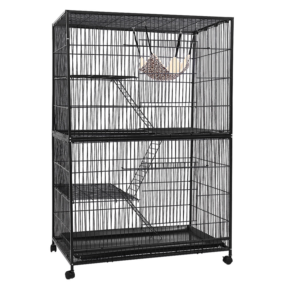 Rabbit Cage 4 Level Pet with Hutch Bird Ferret Parrot Aviary