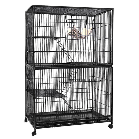 Rabbit Cage 4 Level Pet with Hutch Bird Ferret Parrot Aviary