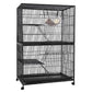 Rabbit Cage 4 Level Pet Hutch Bird Ferret Parrot Aviary Cat Hamster Castor 142cm