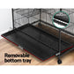 Rabbit Cage 4 Level Pet Hutch Bird Ferret Parrot Aviary Cat Hamster Castor 142cm