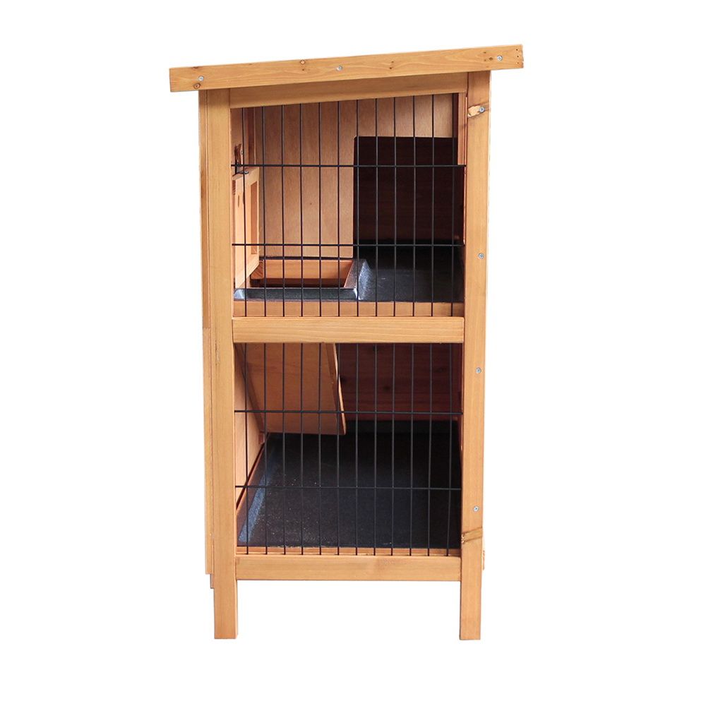 Wooden Rabbit Hutch 2 Storey
