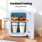 Glacio Mini Fridge Portable 22L White Electric Cooler Warmer Car Office 12V 220V
