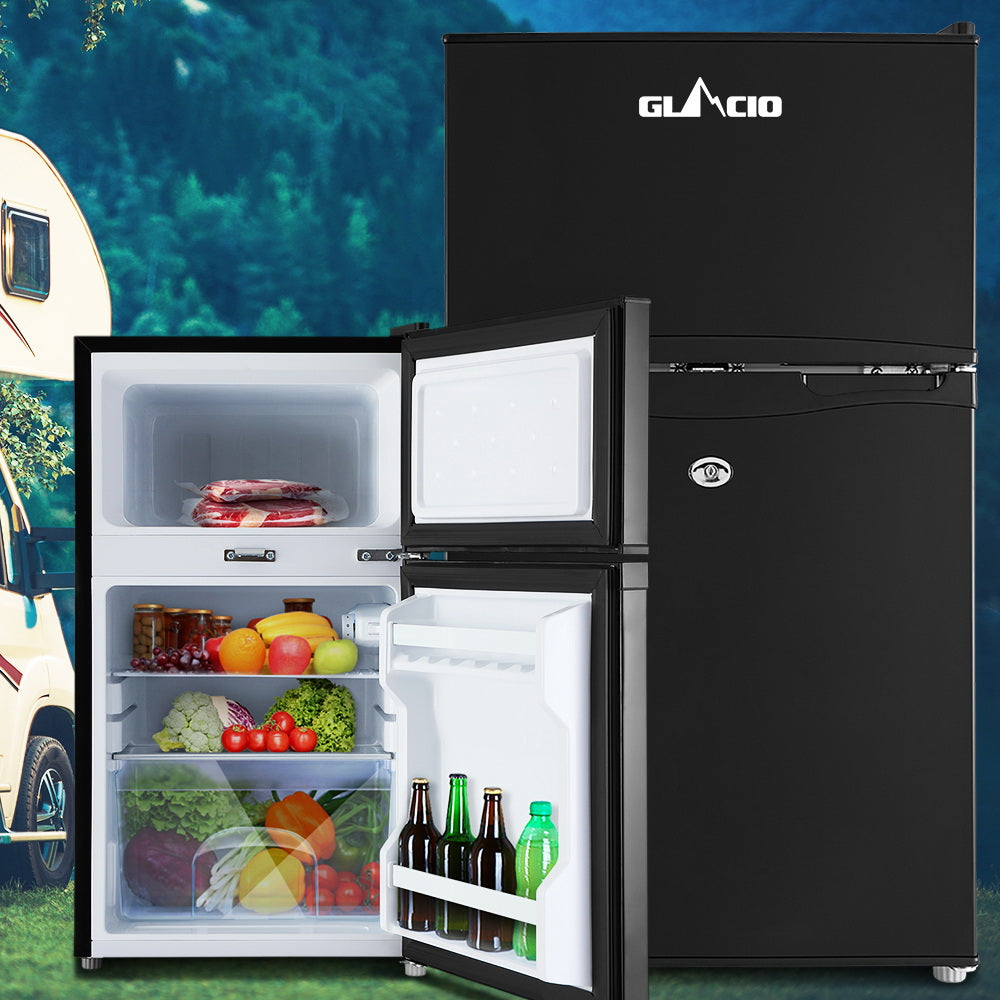 Portable Fridge 90L Bar Freezer Cooler Upright 12V/24V/240V Car
