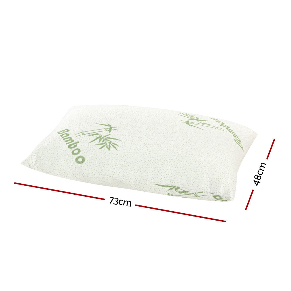 Bedding 4 Pack Bamboo Pillow Family Hotel