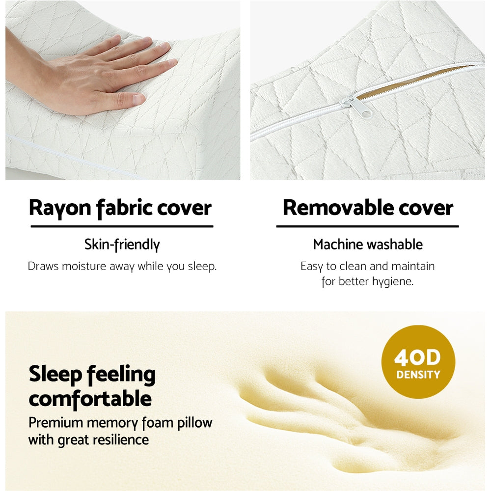 Bedding Memory Foam Leg Knee Pillow