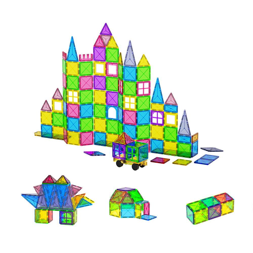 Magnetic Tiles 100pcs Kids Blocks Building Educational Toys