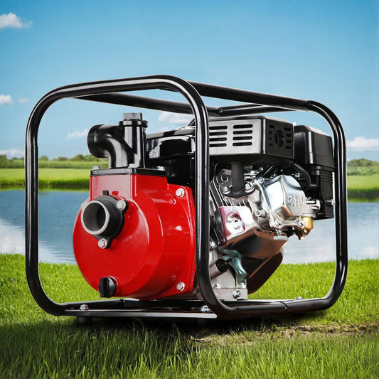 High Flow Water Pump 2in, Black/Red