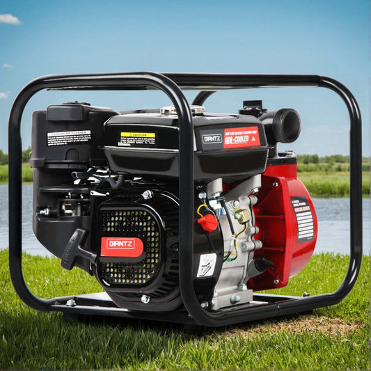 High Flow Water Pump 2in, Black/Red