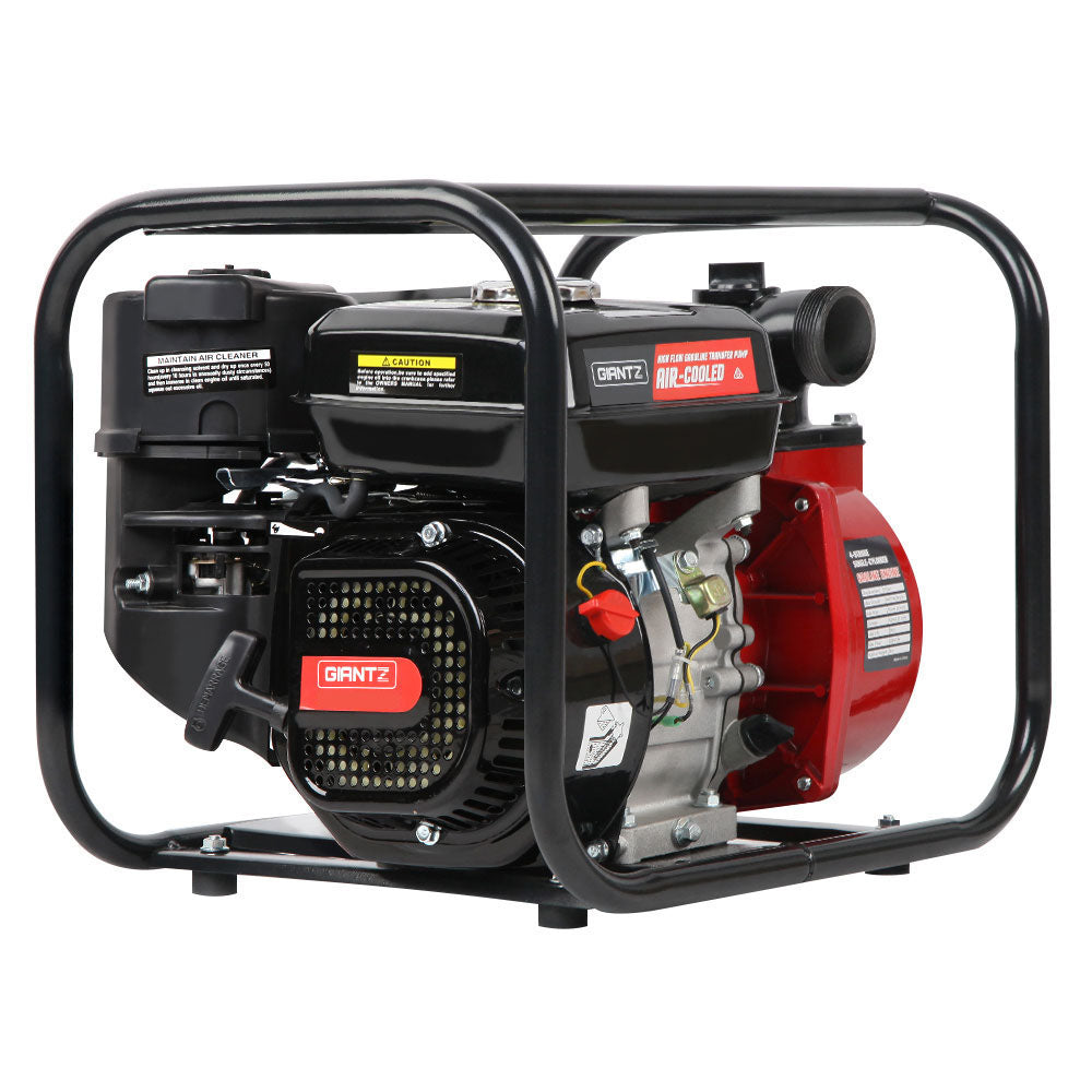 High Flow Water Pump 2in, Black/Red