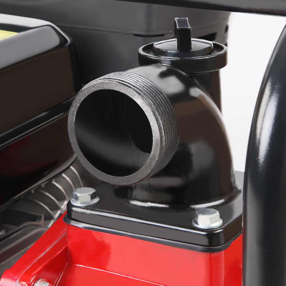 High Flow Water Pump 2in, Black/Red