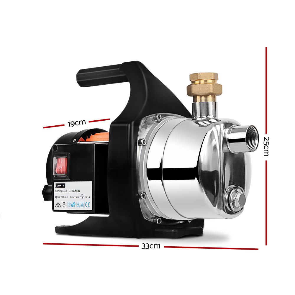 Garden Water Jet Pump High Pressure 1500W Tank Rain Farm Irrigation