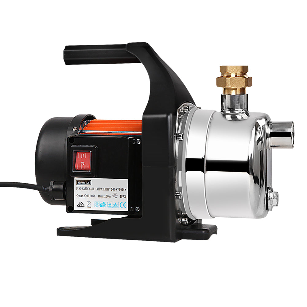 Garden Water Jet Pump High Pressure 1500W Tank Rain Farm Irrigation